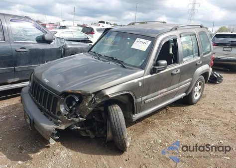 2006 Jeep Liberty Sport из США, поврежденный, VIN 1J4GL48K96W273022